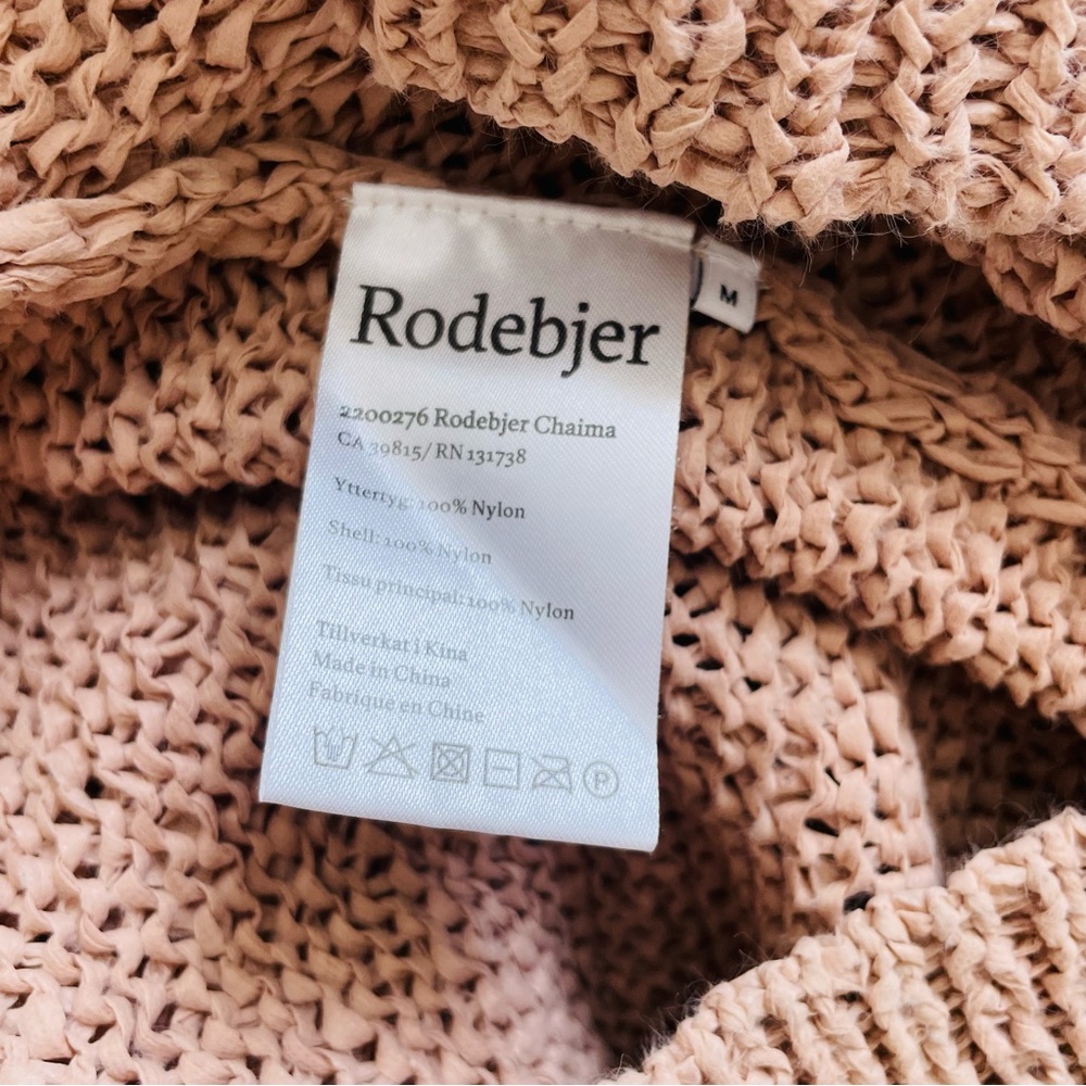 Rodebjer MEDIUM Chaima Knit Vest Dress in Faded Terracotta - Picture 8 of 9